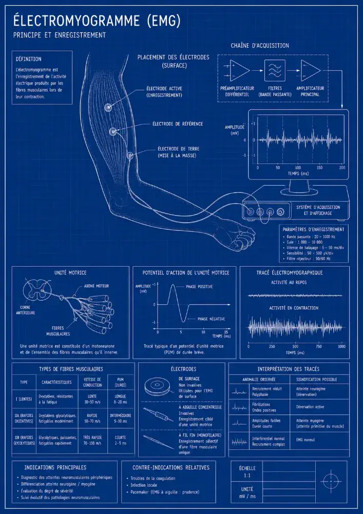 Formation électromyogramme (EMG) pour kinésithérapeutes