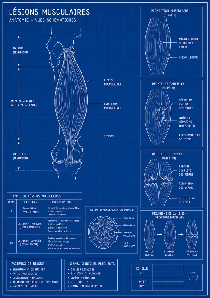 Formation lésions musculaires et retour au sport